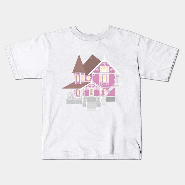 The Pink Palace from Coraline Kids T-Shirt by Dandelion Dystopia